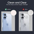 Shamo's 17 17) Clear TPU Case for iPhone with Camera Protection, Ultra Slim, Shockproof, Anti-Yellowing