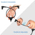 SIMOLIO Anti-Dropping Wired TV Earphone, Extra Long Cord Headphone with Mic for TV, 14.9ft Extension Cable