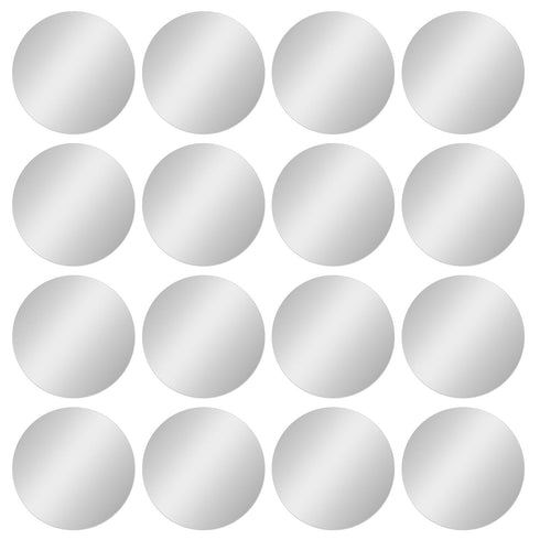 Zyghjort 16pcs Mount Metal Plate for Phone Magnet, Round Steel Sheets Sticker with