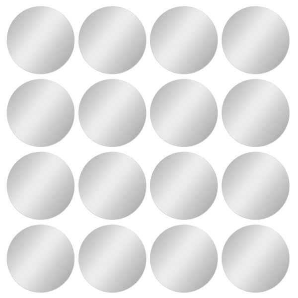 Zyghjort 16pcs Mount Metal Plate for Phone Magnet, Round Steel Sheets Sticker with