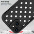 Aoldimu 15 6.1",Simple 15,Black Polka Dot Phone Case for iPhone Trendy Polkadot Pattern Cases Aesthetic Design Cover