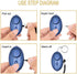 Tactical Scorpion Gear R1 Self Defense Personal Alarm, 130dB with Light for Security