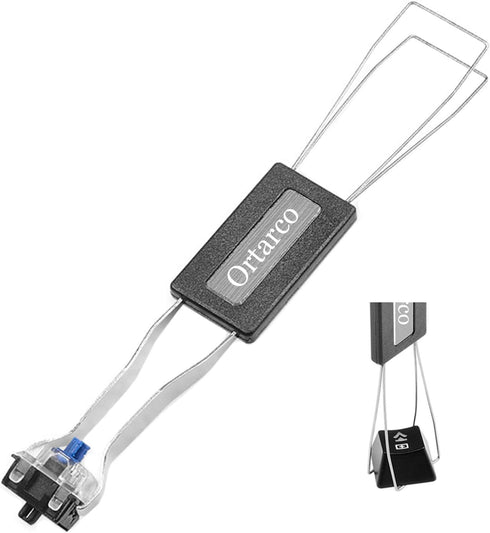 Ortarco Keycap Puller for Mechanical Keyboard, Stainless Steel Keycap Remover Tool, Black