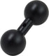 Vvluvva 1" 1-Inch Double Ball Mount Arm Adapter, Heavy-Duty Black Aluminum Alloy Ball Extension Connector