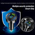 Car Fast Charger PD/QC3.0 USB Charger with LED Lights for iPhone Galaxy iPad Pro & More Mobile Phones