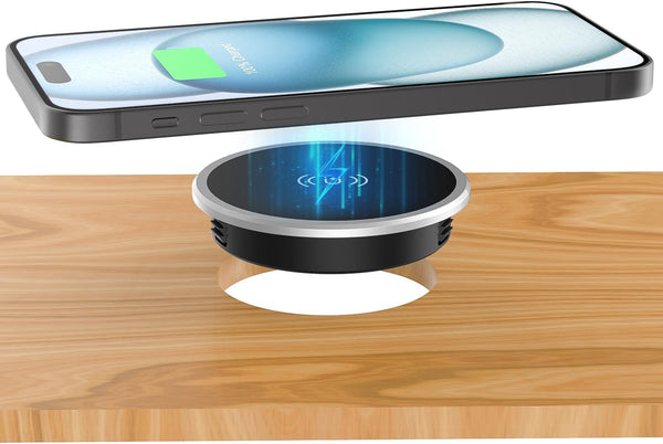 i.VALUX Wireless Magnetic Charger Desk Mount 15W Fast Charger for iPhone 17 16