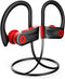 Otium Wireless Bluetooth 5.3 Sport Headphones, Built-in Mic, In Ear Running Headset with Earhooks, 16 Hours Playtime