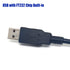 USB 940-0299A Console Cable with FT232 Chip, USB to AJ 2.5 Serial Adapter for APC UPS, 6 Feet