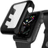 Punkcase Bumper Case for Apple Watch 44mm with Built-in Screen Protector | 9H Tempered Glass Cover | Ultra Slim Design