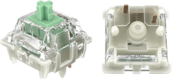 Gateron Baby Kangaroo 2.0 Dual-Stage Spring Keyboard Switches, Heavy Tactile 5-Pin RGB LED Pre-lubed for MX.