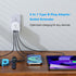 VooLerTun 2 Pack Outlet with USB Ports Cruise Approved Power Strip Wall Outlet Extender Splitter, USB Outlet Plug