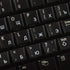 4Keyboard Russian Cyrillic Keyboard Decals with White Lettering ON Transparent Background for Desktop,