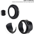 (1+1) Screw on + Bayonet Lens Hood Shade for Nikon Z30 Z50 Z fc Dual Lens Kit (Nikkor Z DX)
