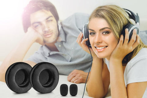 Virtuoso XT Earpads with Microphone Foam, Thicker Memory Foam Replacement Ear Cushion, Compatible with Virtuoso RGB