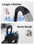2ft USB C to USB C Cable, 3 Pack Braided 60W/3A Fast Charging Cord for iPhone 15 Pro, Samsung Galaxy S23, Moto LG