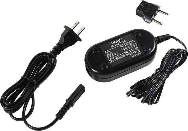 HQRP AC Adapter Charger for JVC Everio GZ-MG130 GZ-MG130U GZ-MG155 GZ-MG155U GZ-MG255 GZ-MG255U GZ-MG330 + Euro Plug