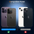 UniqueMe Camera Lens Protector for iPhone 14 Pro Max/Pro - 3 Pack, Tempered Glass, Scratch-Resistant, Case Friendly,