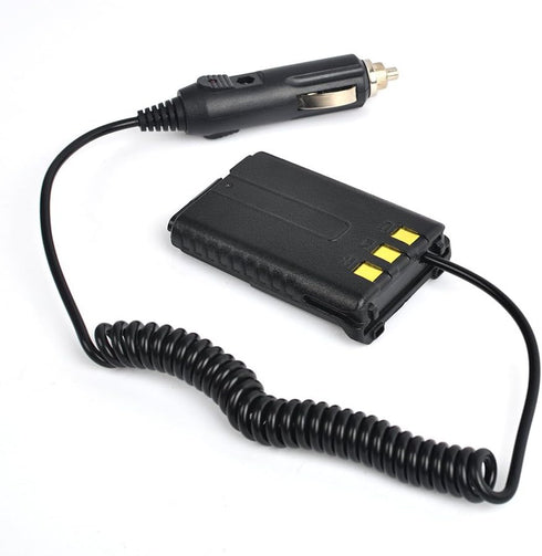 Battery Eliminator Car Charger for Baofeng Transceiver Ham Radio UV-5R UV-5R+ UV-5RA UV-5RA+ UV-5RB UV-5RC UV-5RD UV-5RE UV-5RE Plus Walkie Talkie