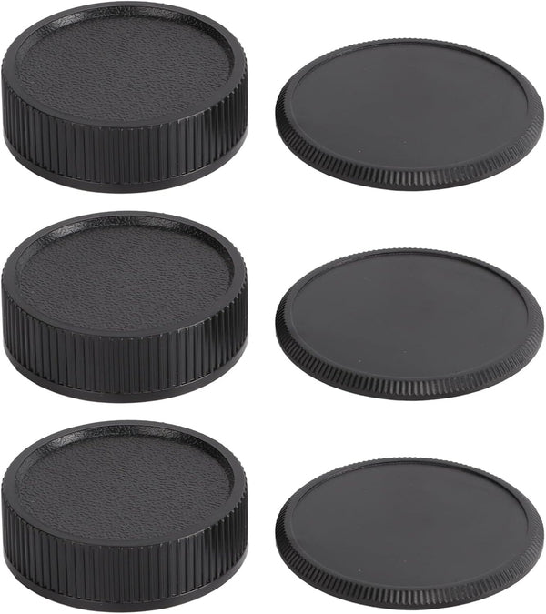 YYOYY 3 Pairs Rear Lens Cover and Camera Body Front - M39 Front Rear Lens, Dust Proof and Scratch Proof