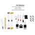 Teslas Coil Module Unassembled Mini DIY Kit, Practical Electronic Speaker Teslas Coil Kits 15W DC15-24V 2A