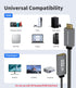 HDMI to Displayport Adapter, 4K@60Hz Active HDMI Male to DP Female Converter for PC, NVIDIA, AMD, PS4/5