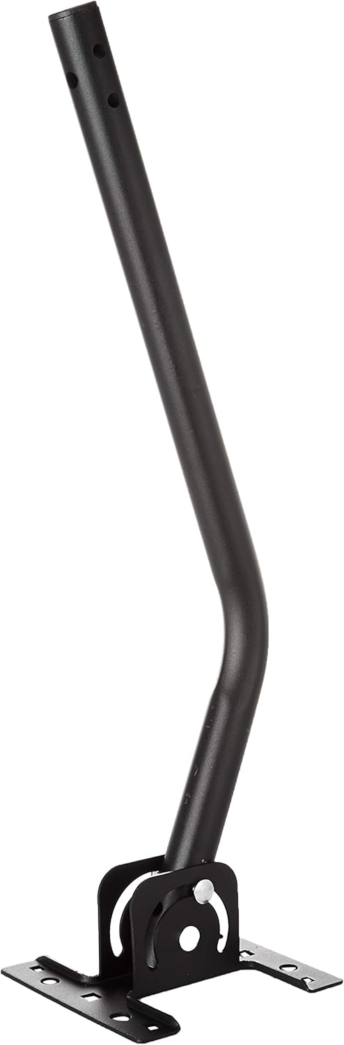 Adjustable Satellite Dish Antenna Mast 1 Inch for Roof or Wall Installation, Weatherproof J Pole Mounting