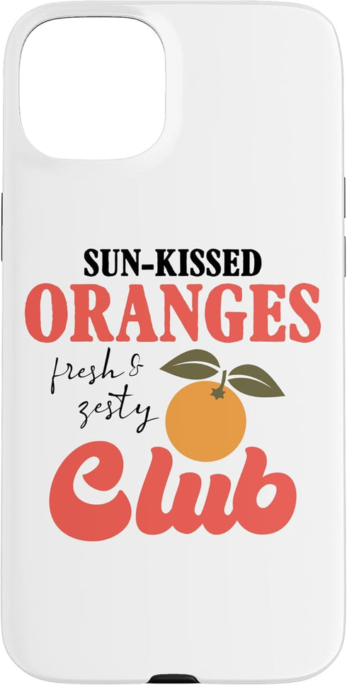 Fruit Enthusiasts Citrus Lovers Club Join The Oranges Club For Citrus Joy Case for iPhone 15 Plus