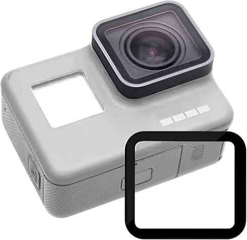 MODJUEGO Lens Glass Cover Replacement for GoPro Hero 7 Silver/White Camera Repair Part