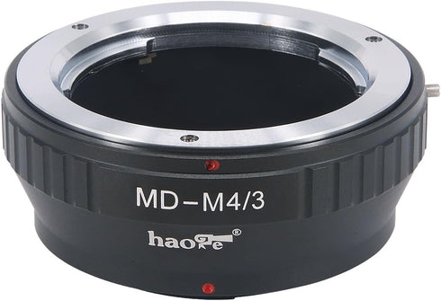 Haoge Manual Lens Mount Adapter for Minolta Rokkor MD MC to Olympus Panasonic Micro Four Thirds MFT