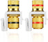 TNP Banana Jack Keystone Insert, Set of 4, Stereo Speaker Banana Connector Binding Post Snap in Adapter Socket