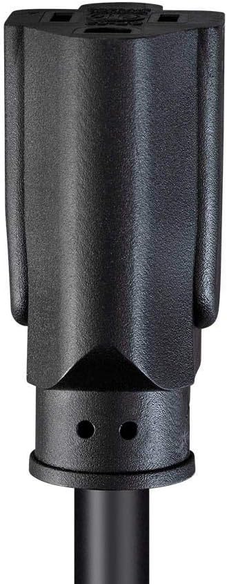 Monoprice 10 Feet Extension Cord - NEMA 5-15P to NEMA 5-15R, 10 Amp, 125 Volt, 1250 Watt, 18AWG, Black