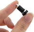 Maxmoral 6PCS Stereo Panel Mount Jack, 3.5mm Audio Video Jack Socket, Black
