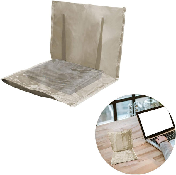 QRFDTSOQY WiFi Router Cover, Two Sides Opening WiFi Guard EM-F Versatile Shielding Protection