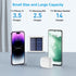 Xuniktek 12000mAh, 4 Solar Portable Charger Small Solar Power Bank, USB C Input/Output External Battery with Built