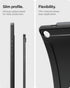 Spigen A11+ (2025), for Galaxy Tab Plus Case Rugged Armor Slim Protective Case with Carbon Fiber Design and Air Cushion