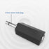 3.5mm Mono to Stereo Adapter, 2 Pack 3.5mm 1/8" Mono Male to TRS Stereo Female Jack for Headphone