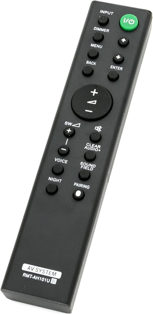 RMT-AH101U Replaced Remote for Sony Sound Bar HT-CT380 HT-CT780 HT-CT381, Compatible Models