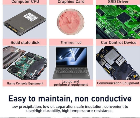 12.8w/mk Thermal Putty for VGA GPU IC Processor, Rapid Cooling Thermal Pad Replacement, Heat Blocking Putty High