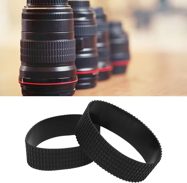 Camera Lens Rubber, Precise Zoom and Focus Grip Rubber Set for Nikon AF S 70 200mm F 2.8G ED VR II Replacement