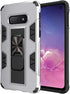 Military Grade Case for Samsung Galaxy Note 8, Built-in Kickstand, Heavy Duty Shockproof Cover, Silver