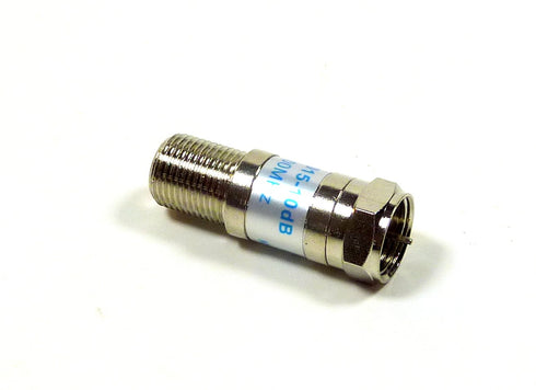 Phillmore 10 dB Coax Cable TV Signal Attenuator Pad; 42-110