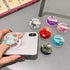 ZOSTLAND 360Adjustable iPhone15 14 13 12 11 iPad(1PC Fashion Bling Crystal Phone Ring Universal Phone Case Finger Grip