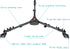 NEEWER Heavy Duty Photography Tripod Dolly with 33lbs Capacity, 2-Inch Rubber Wheels, Adjustable Leg Mount & Carry Bag