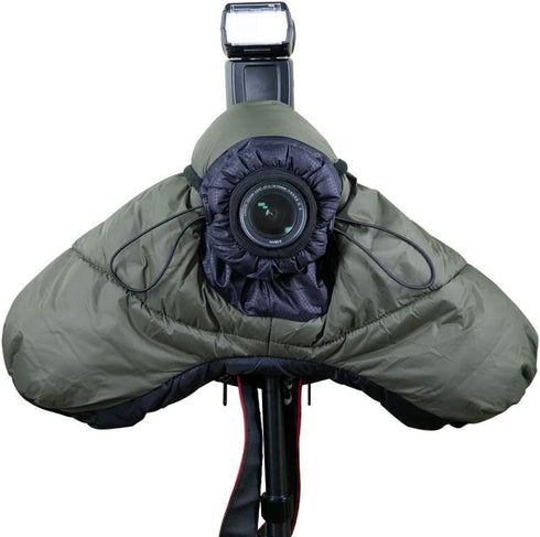 CamRebel 24-70mm, 24-105mm, 15-85mm,18-135mm, 55-205mm, 70-200mm Camera Rain Coat Cover, Cold-Proof Warm Cover, Snow