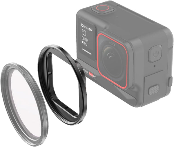 for Insta360 Ace Pro/Ace Filter Holder Bracket, Metal Filter Holder Compatible with 49mm Filters