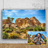 Sandstone Desert Mountain Backdrops, Yeele 5x3ft Vinyl Blue Sky White Clouds Cactus Tropical Landscape Photography