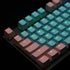 Carbon Miami PBT Doubleshot Shine Through ANSI Backlit Keycaps for MX Mechanical Keyboard Melody 96 KBD75 68 61 87 104
