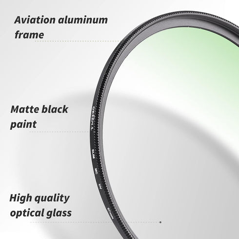 86mm Ultra Slim MC UV Filter, Scratch Resistant Multi Coated Protection Filter for Camera Lens