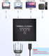Siawclub 1 4, 1000Mbps RJ45 4 Cat5/5e/6/7/8 Ethernet Splitter to High-Speed Internet Splitter, Gigabit Port Router
