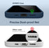 GONEZ iPhone 14 Pro Case - Dark Blue, Shockproof Liquid Silicone, Soft Anti-Scratch Lining + 2 Screen & Camera